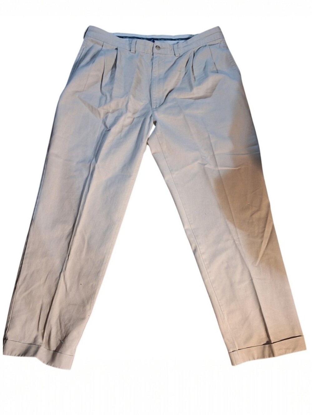 Vintage Polo Ralph Lauren Men’s 36x30 Andrew Pant Double Pleat Beige Y2K